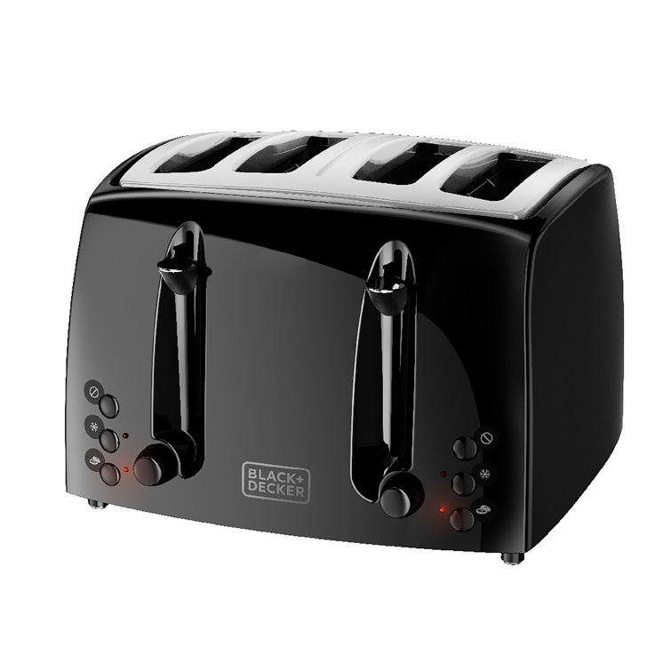 Black+Decker Black And Decker 4Slice with Extra Wide Slots Toaster
